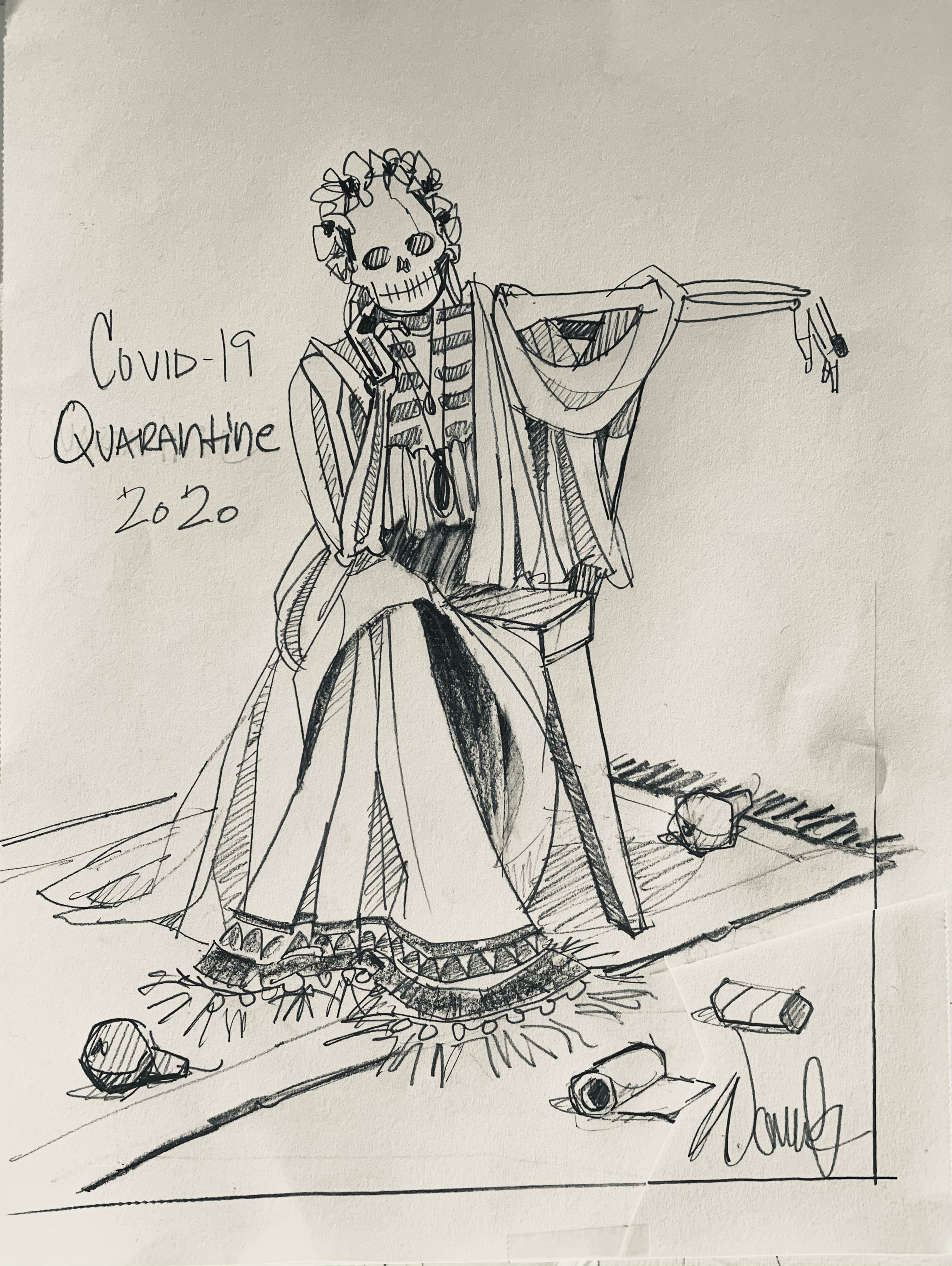 Quarantine 2020 Original Sketch