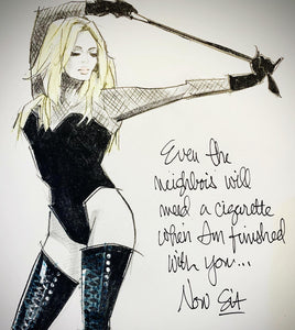 Now Sit Original Sketch SOLD