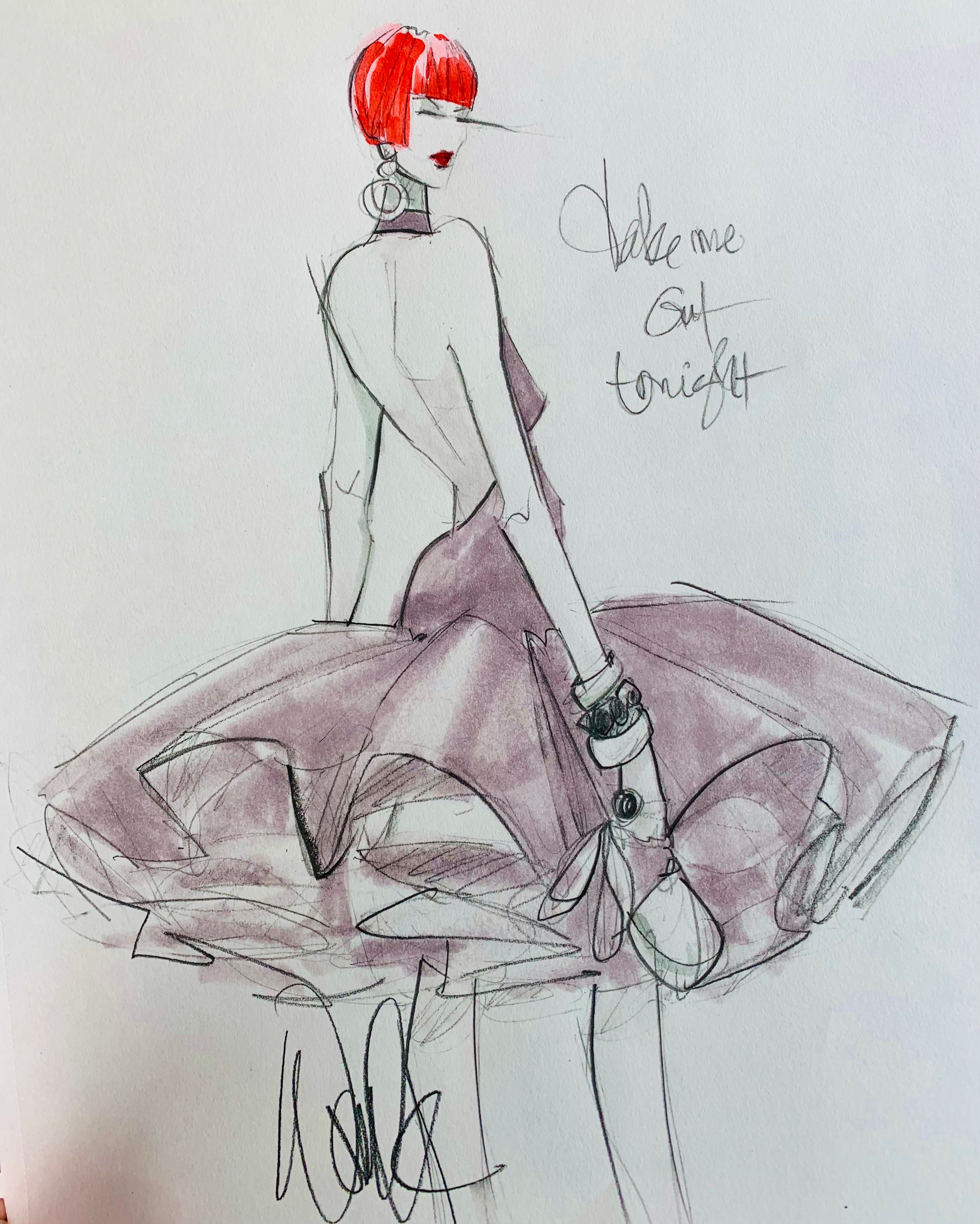 Take me Out Tonight Original Sketch