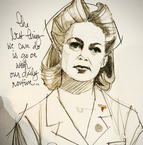 Nurse Ratchet Original Sketch