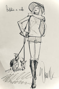 Hitchin A Ride Original Sketch