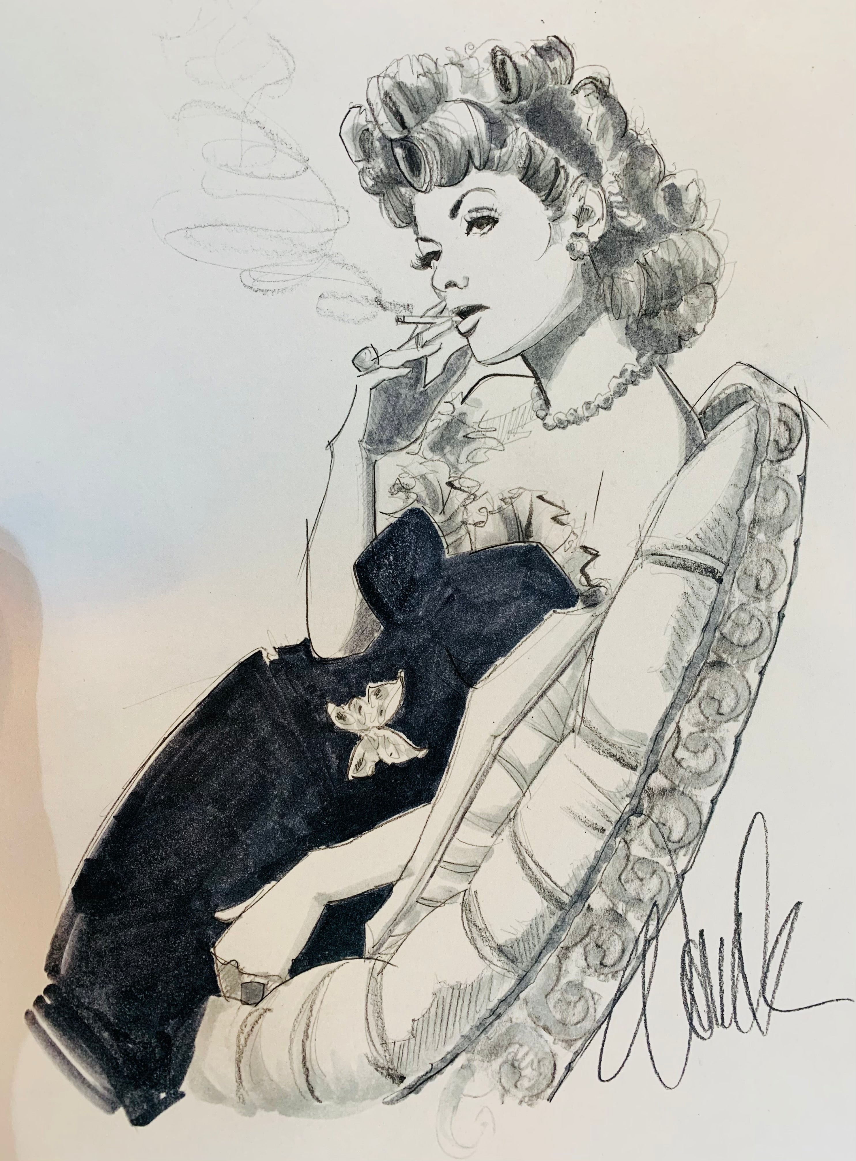 Lucille Ball Sketch SOLD
