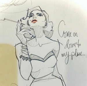 Come on Down to my Place Original Sketch