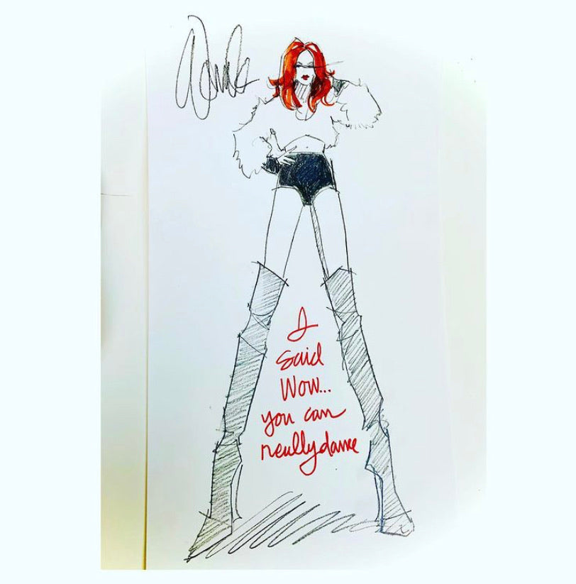 You Can Really Dance Original Sketch