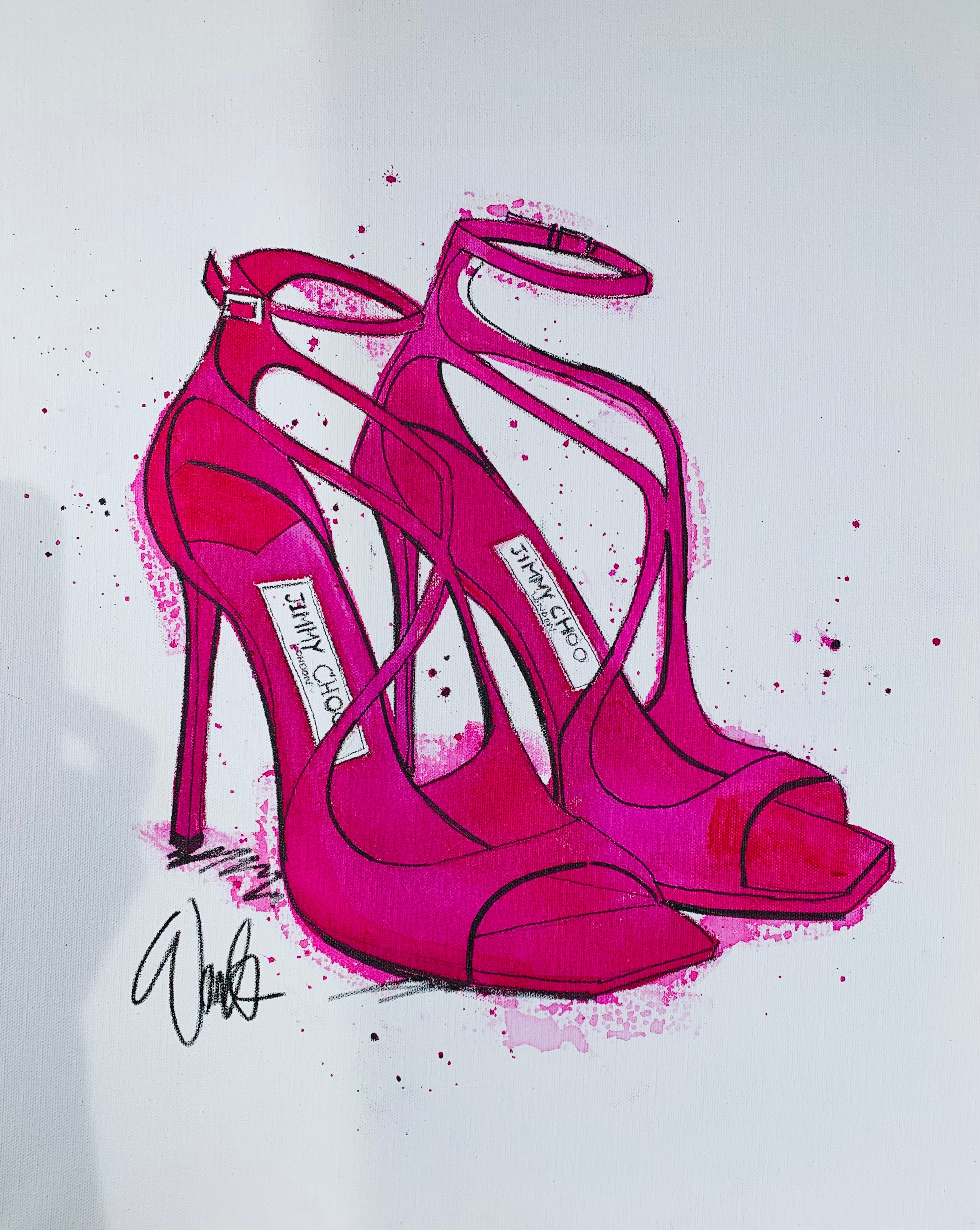 Jimmy Choo Heel Illustration