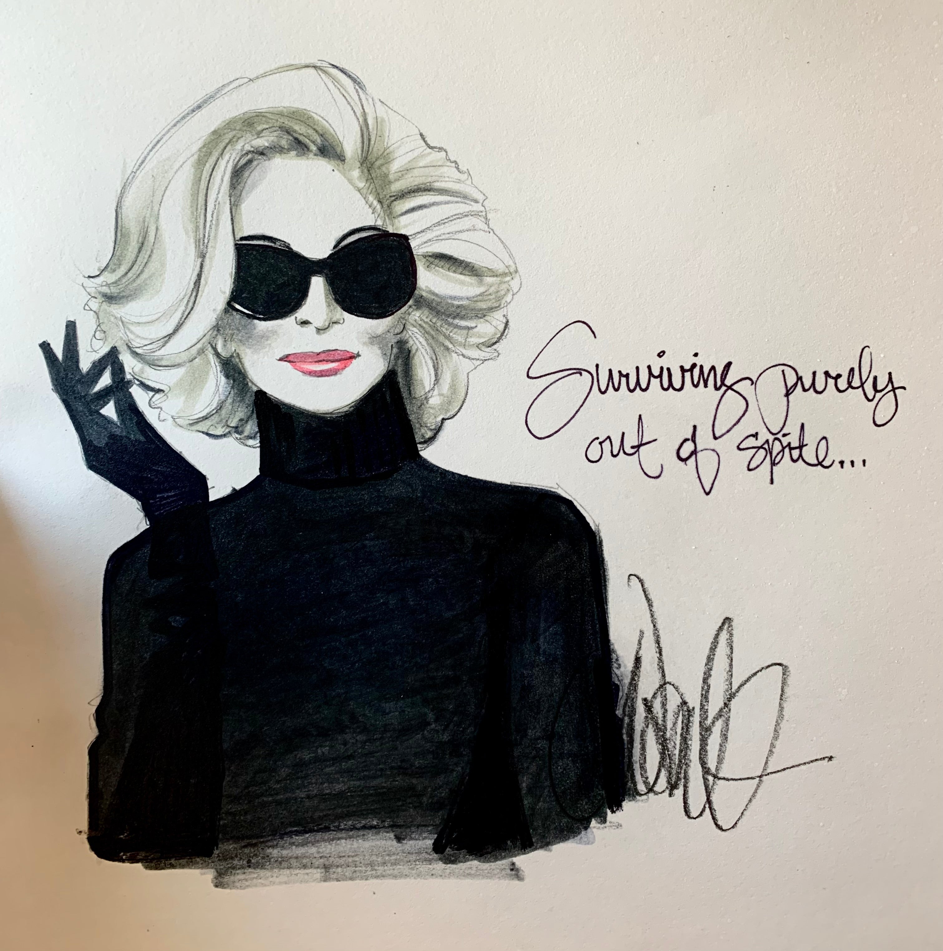 Out of Spite Original Sketch
