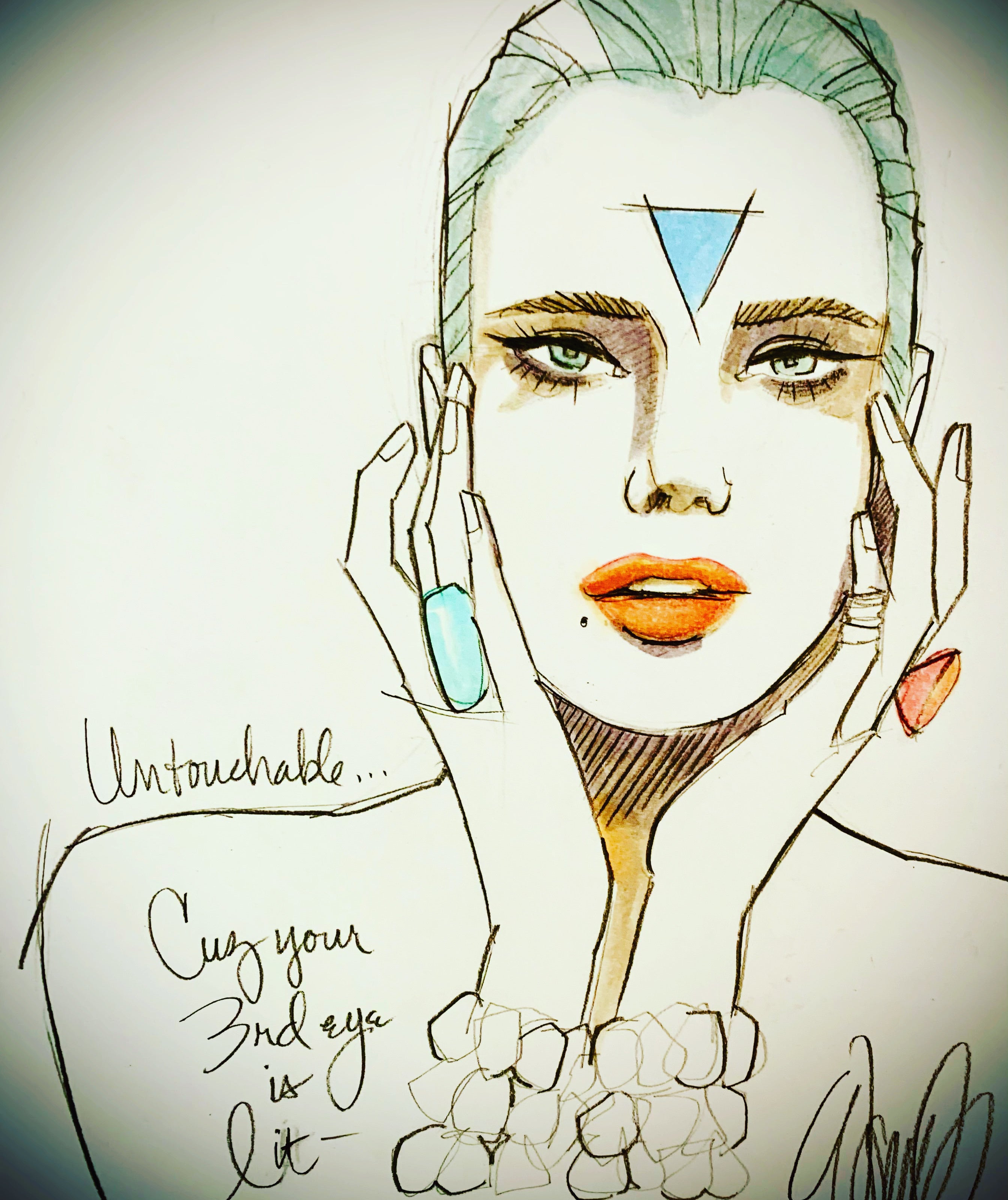 Third Eye Original Sketch