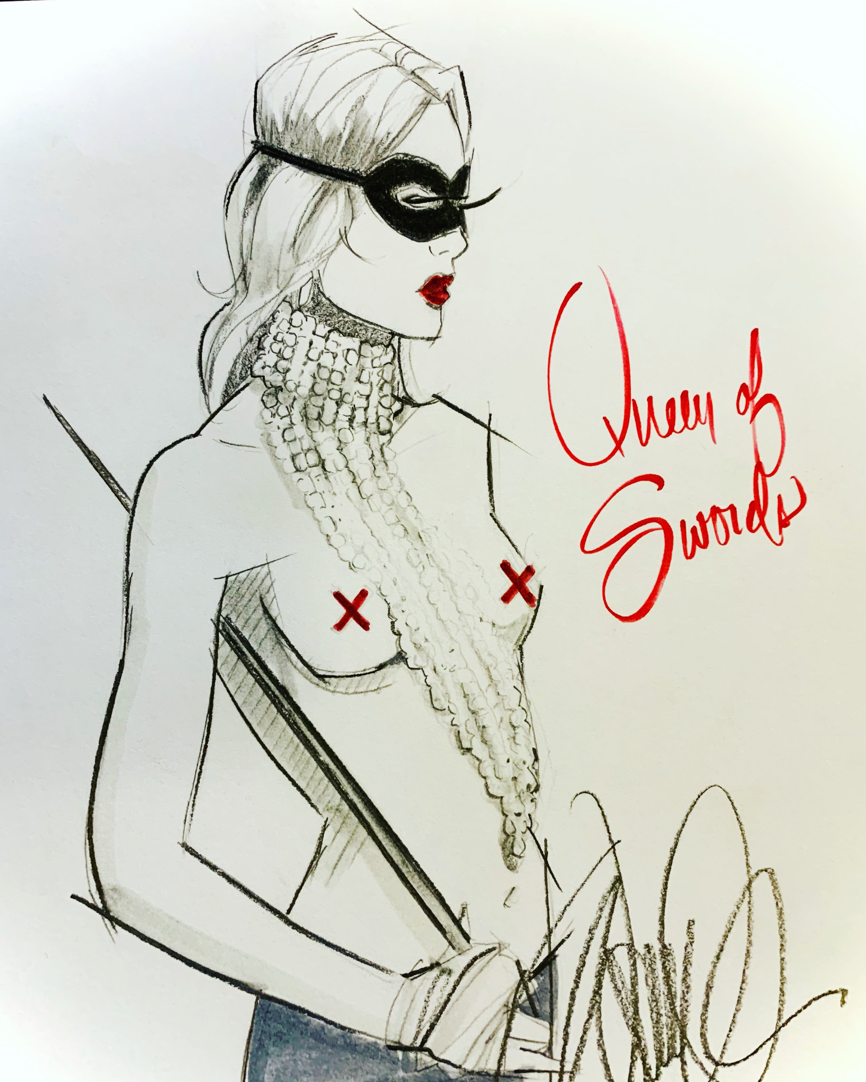 Queen of Swords print