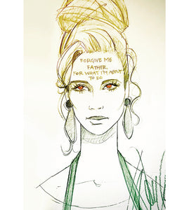 Forgive me God Original Sketch