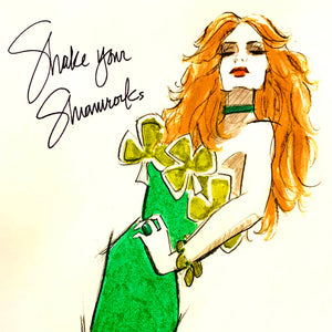 Shake your Shamrocks Original Sketch