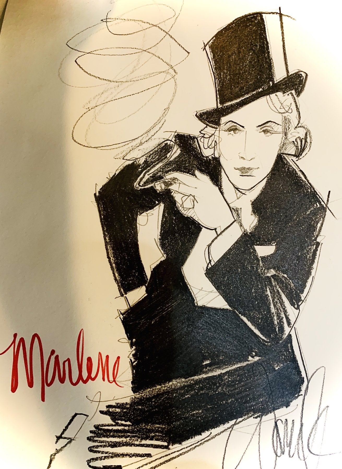 Marlene Original Sketch