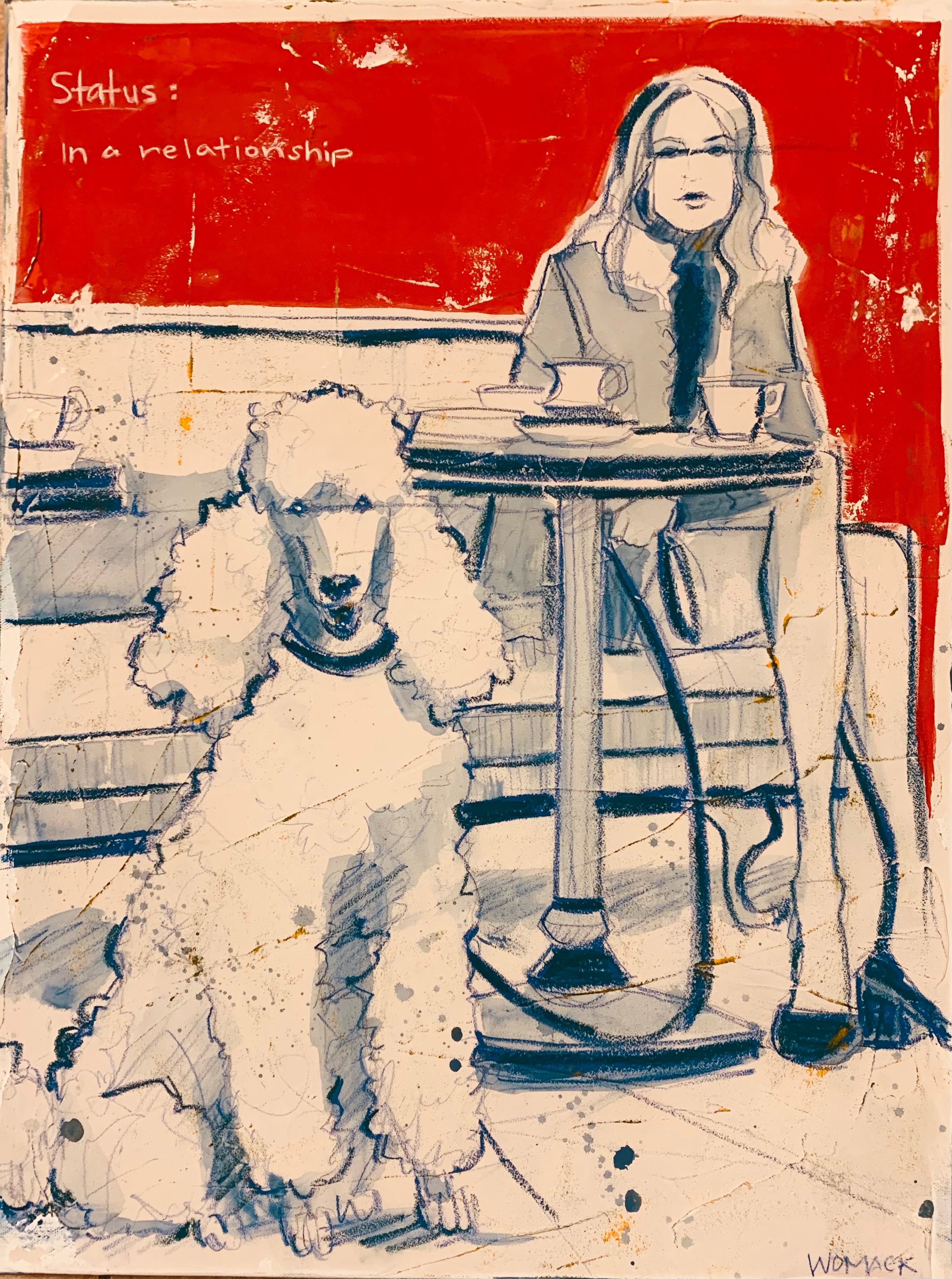 In A Relationship Original Painting