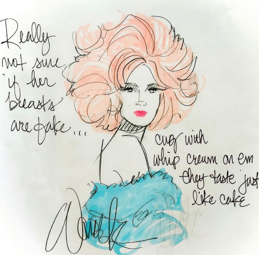 Tastes Like Cake Original Sketch