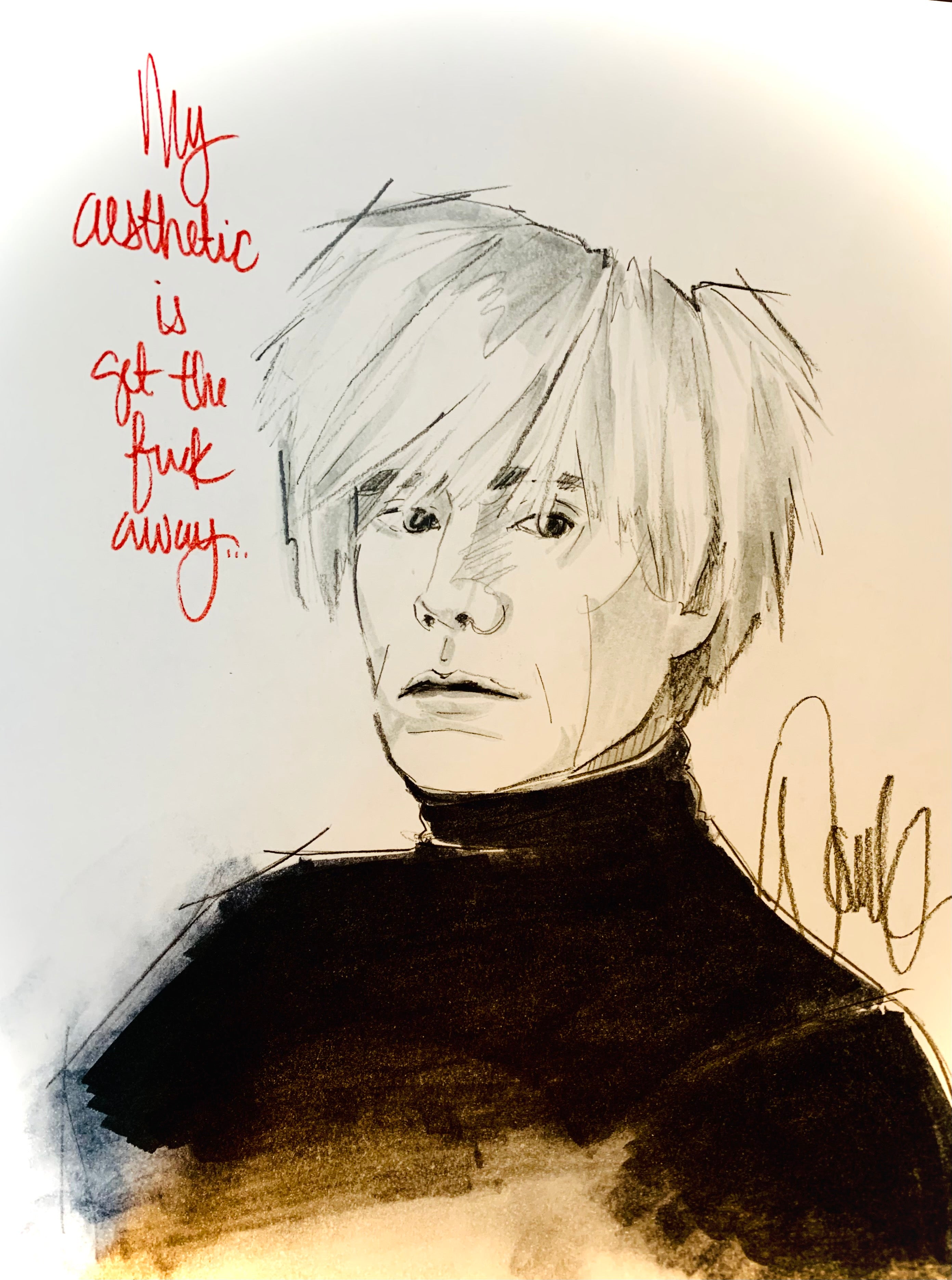 Andy (Lone Wolf) Original Sketch