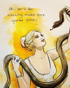 Let’s be Toxic Original Sketch/painting