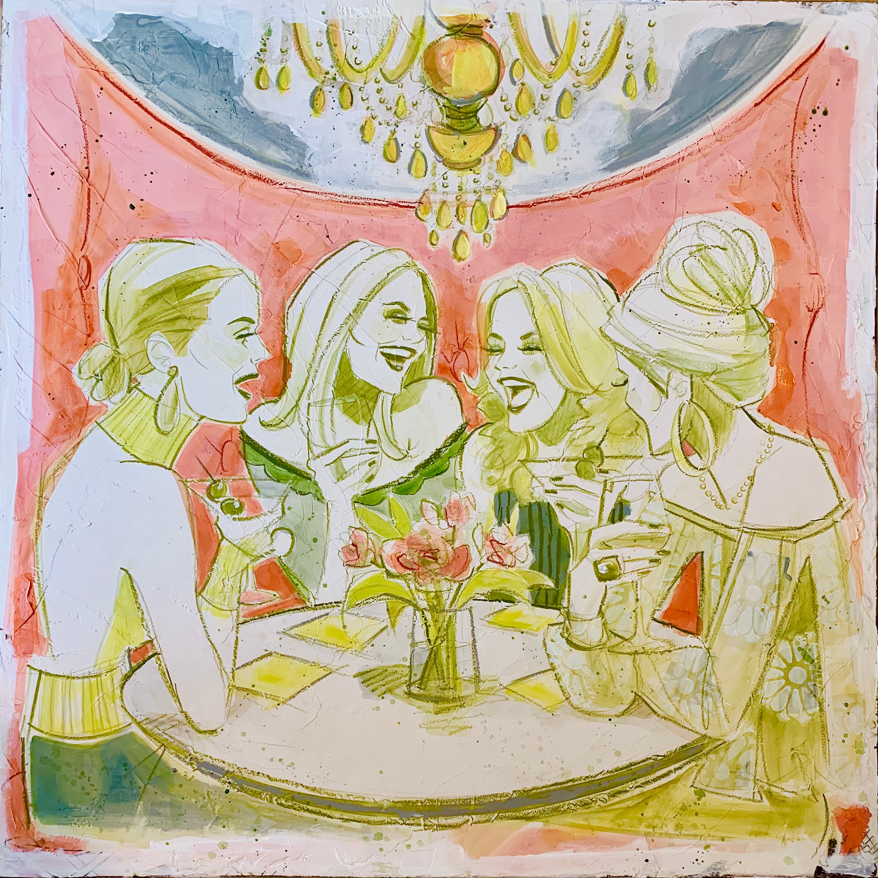 SOLD Watermelon Club Original Painting