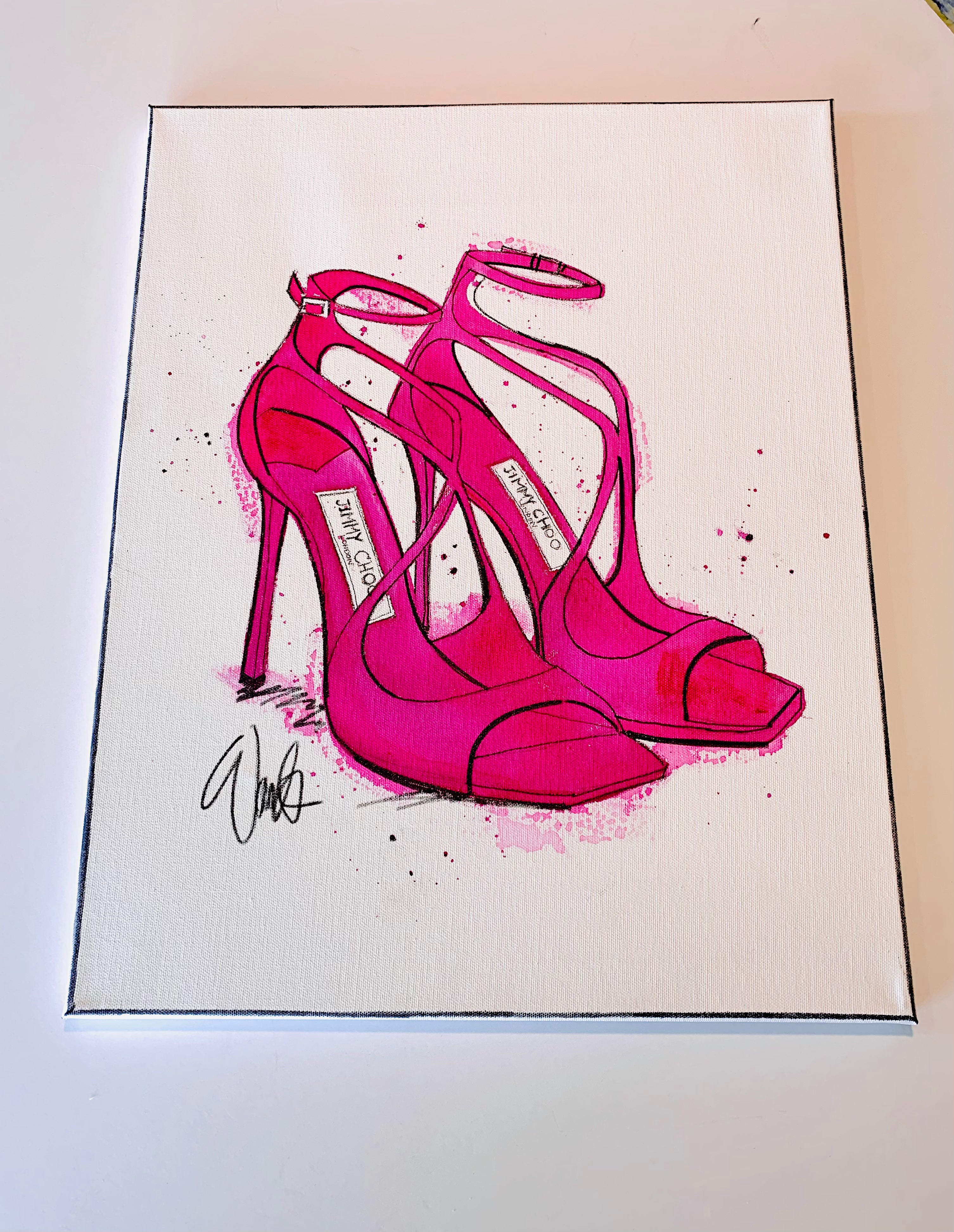 Jimmy Choo Heel Illustration