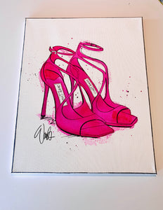Jimmy Choo Heel Illustration