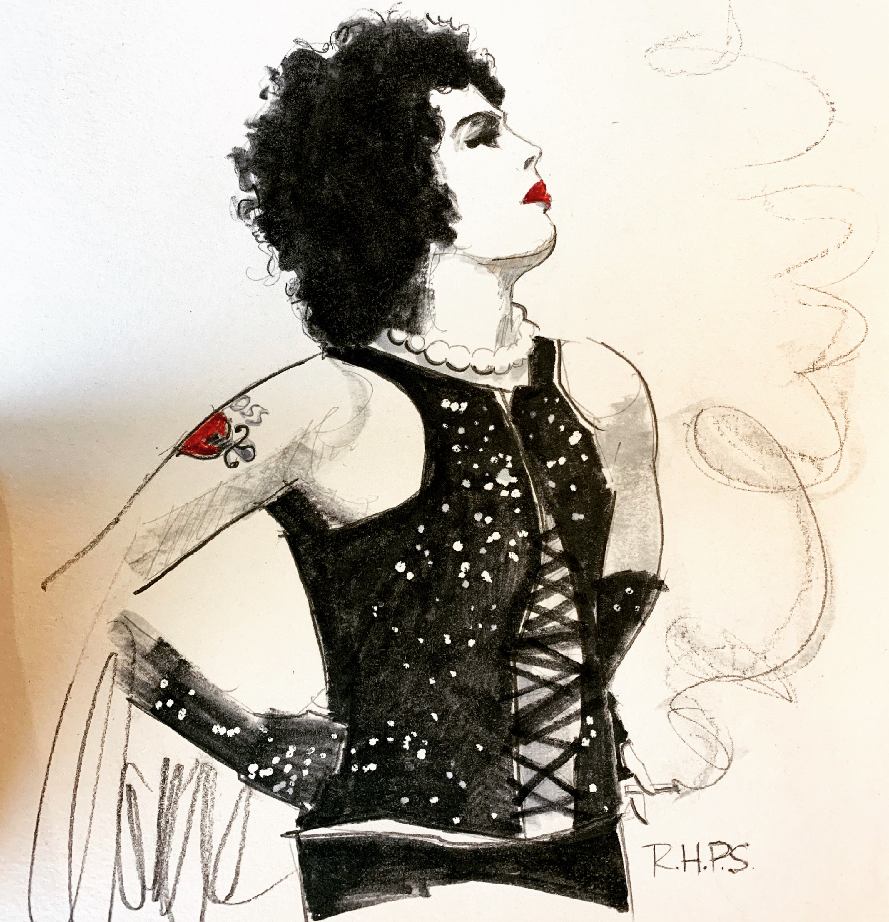 Curry in RHPS Original Sketch