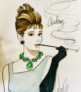 Audrey Original Sketch SOLD