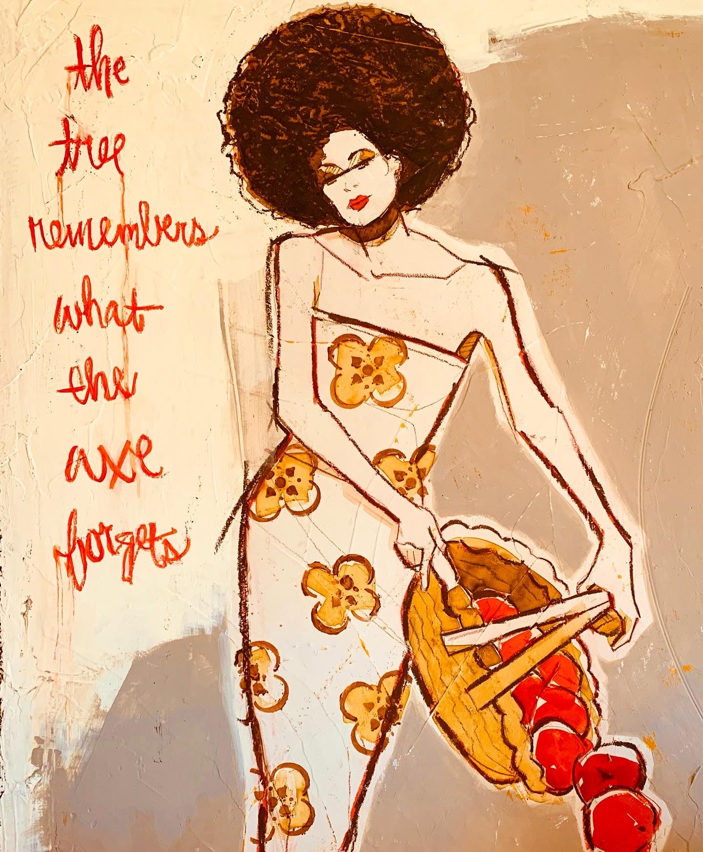 The Tree Remembers What the Axe Print Womack Studio Shop