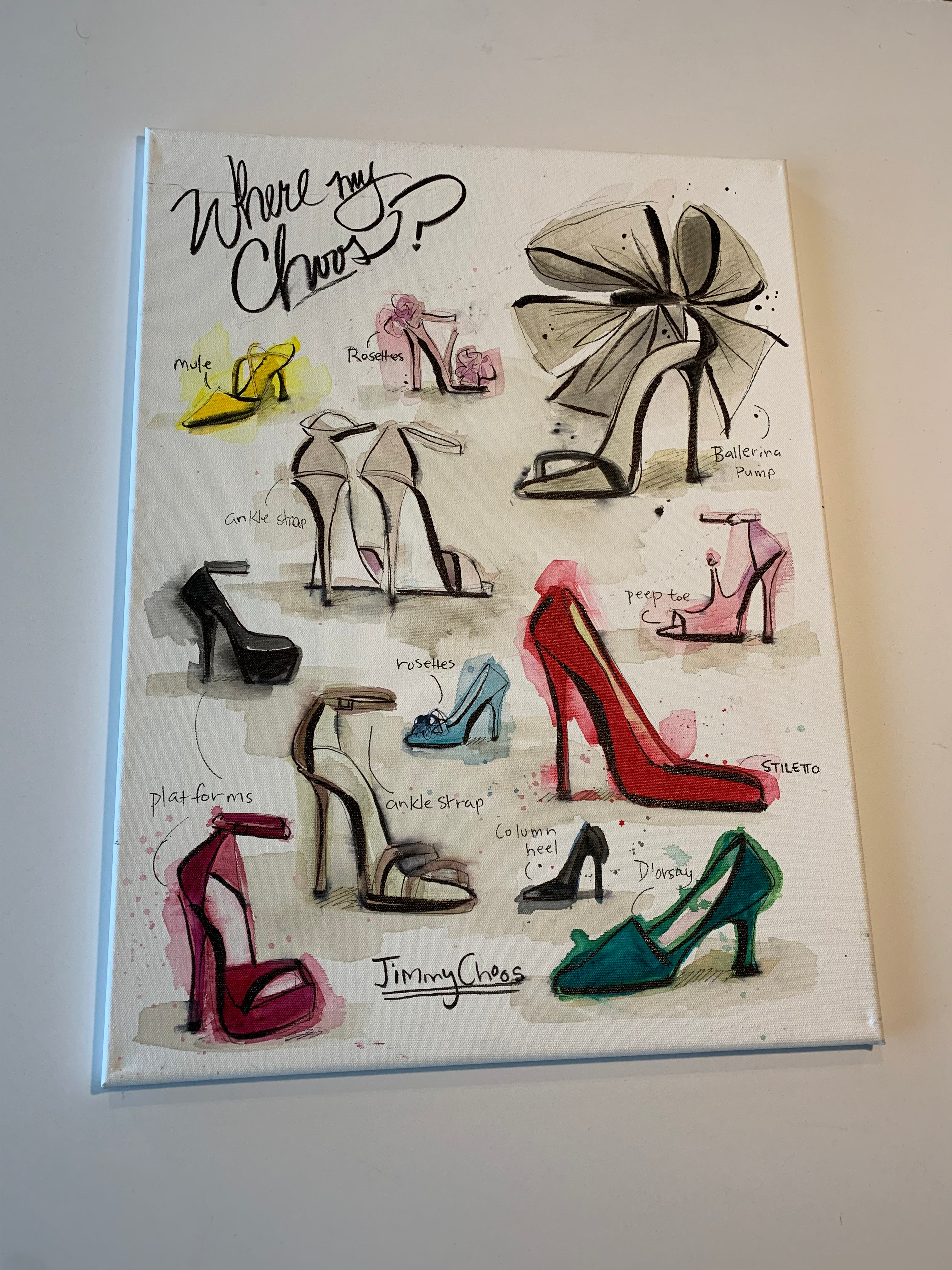 Where my Choos? Illustration