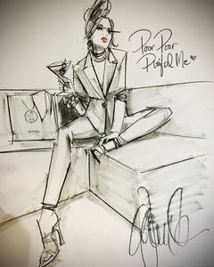 Pitiful me Original Sketch-SOLD