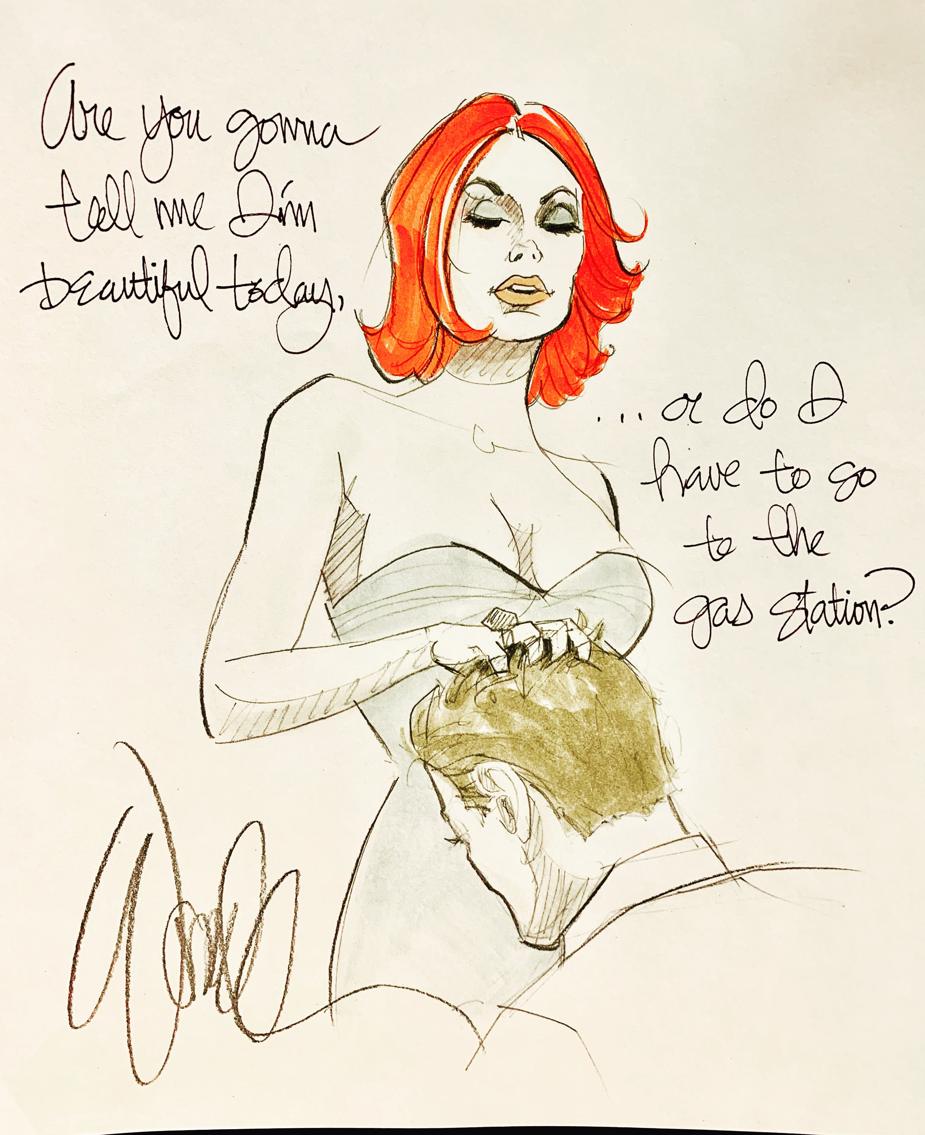 Make my Day Original Sketch