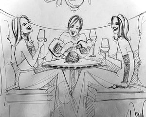 Big booth WW sketch print