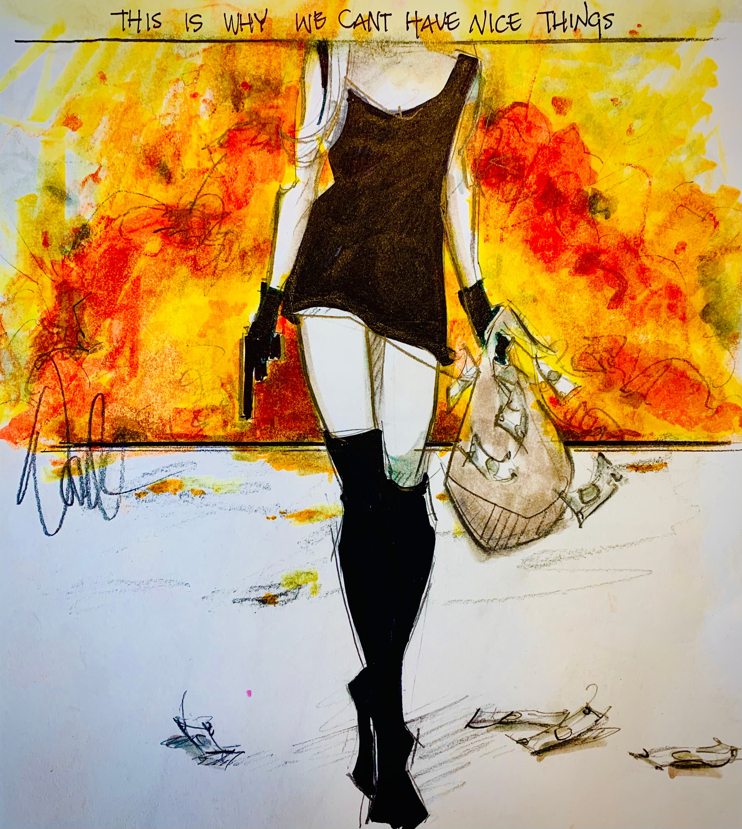 Nice Things Original Sketch