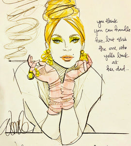Welcome to the Thunderdome Original Sketch