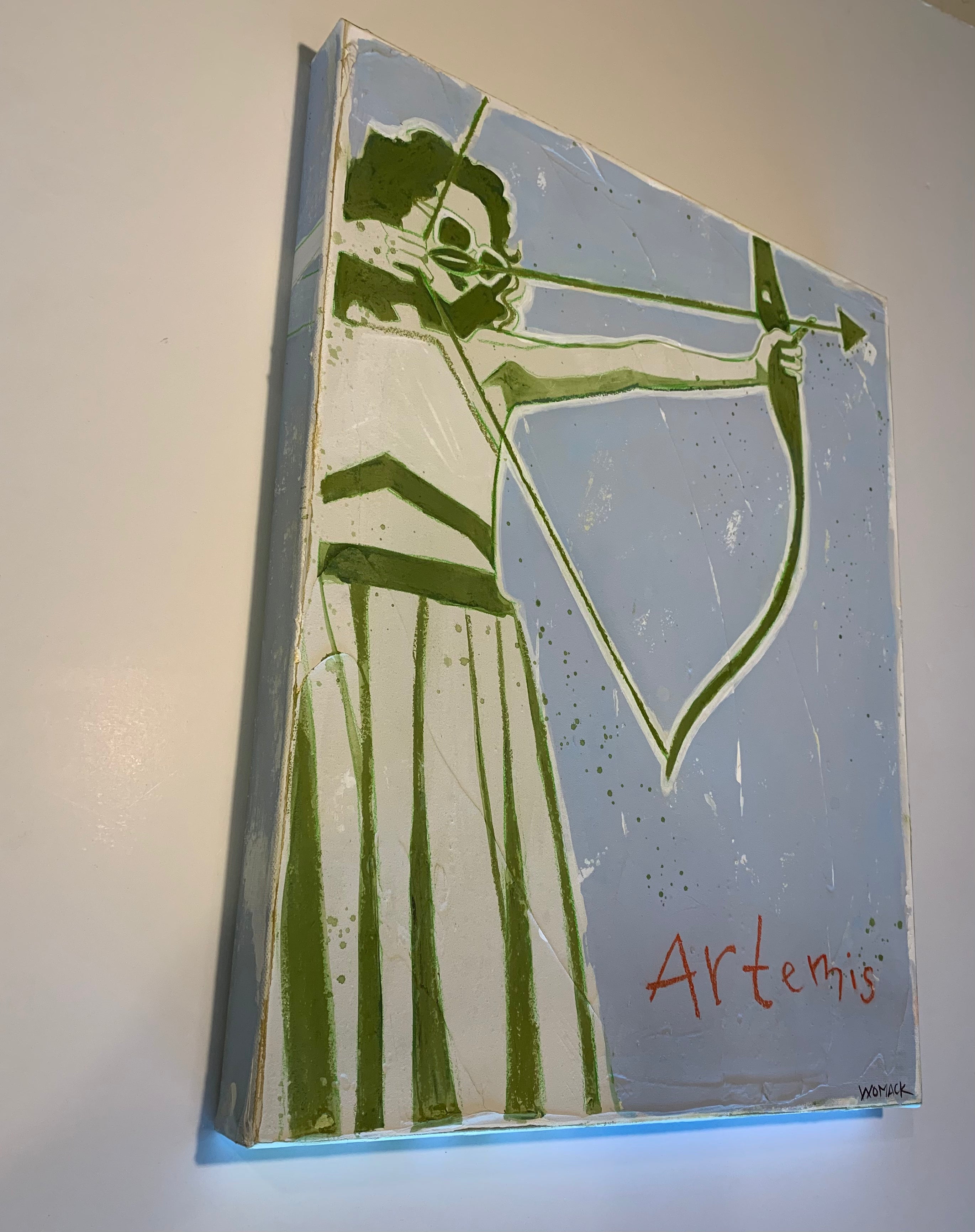 SOLD Artemis (Goddess of the Hunt) Original Painting