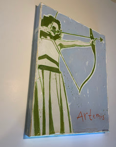 SOLD Artemis (Goddess of the Hunt) Original Painting