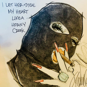 Horny Crook Original Sketch