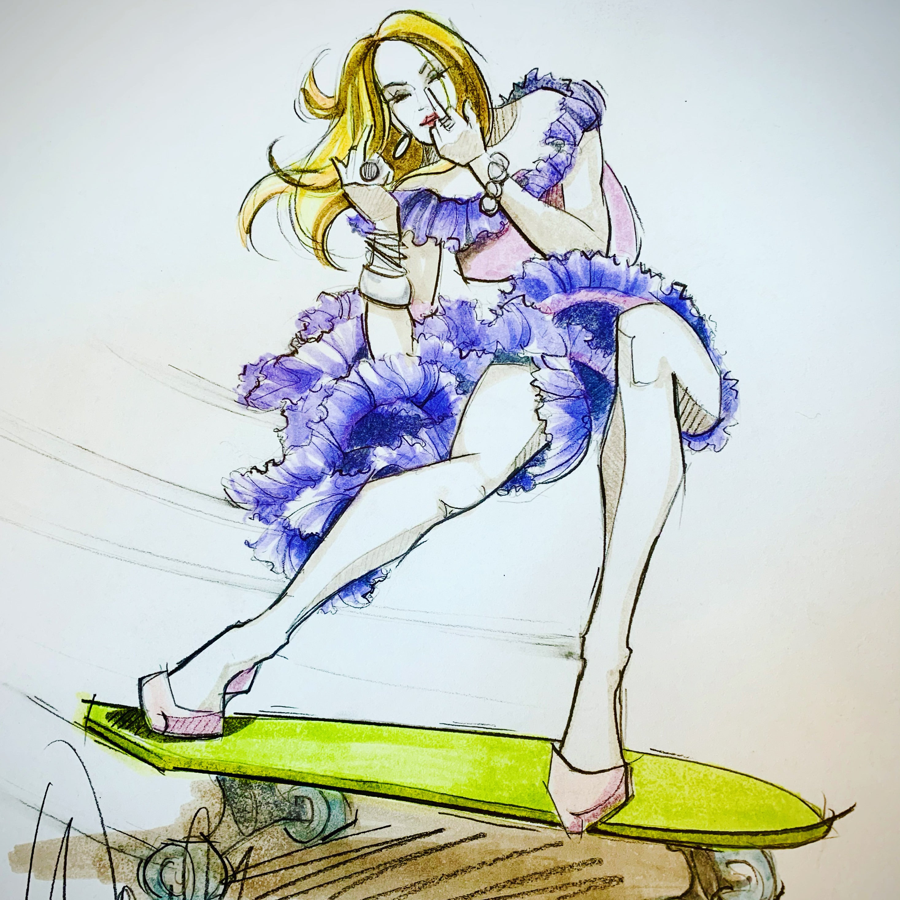 West Coast Prom Queens Original Sketch