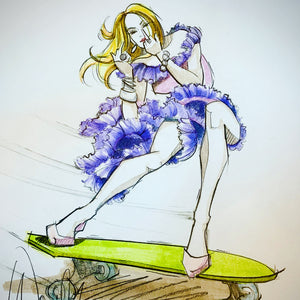 West Coast Prom Queens Original Sketch