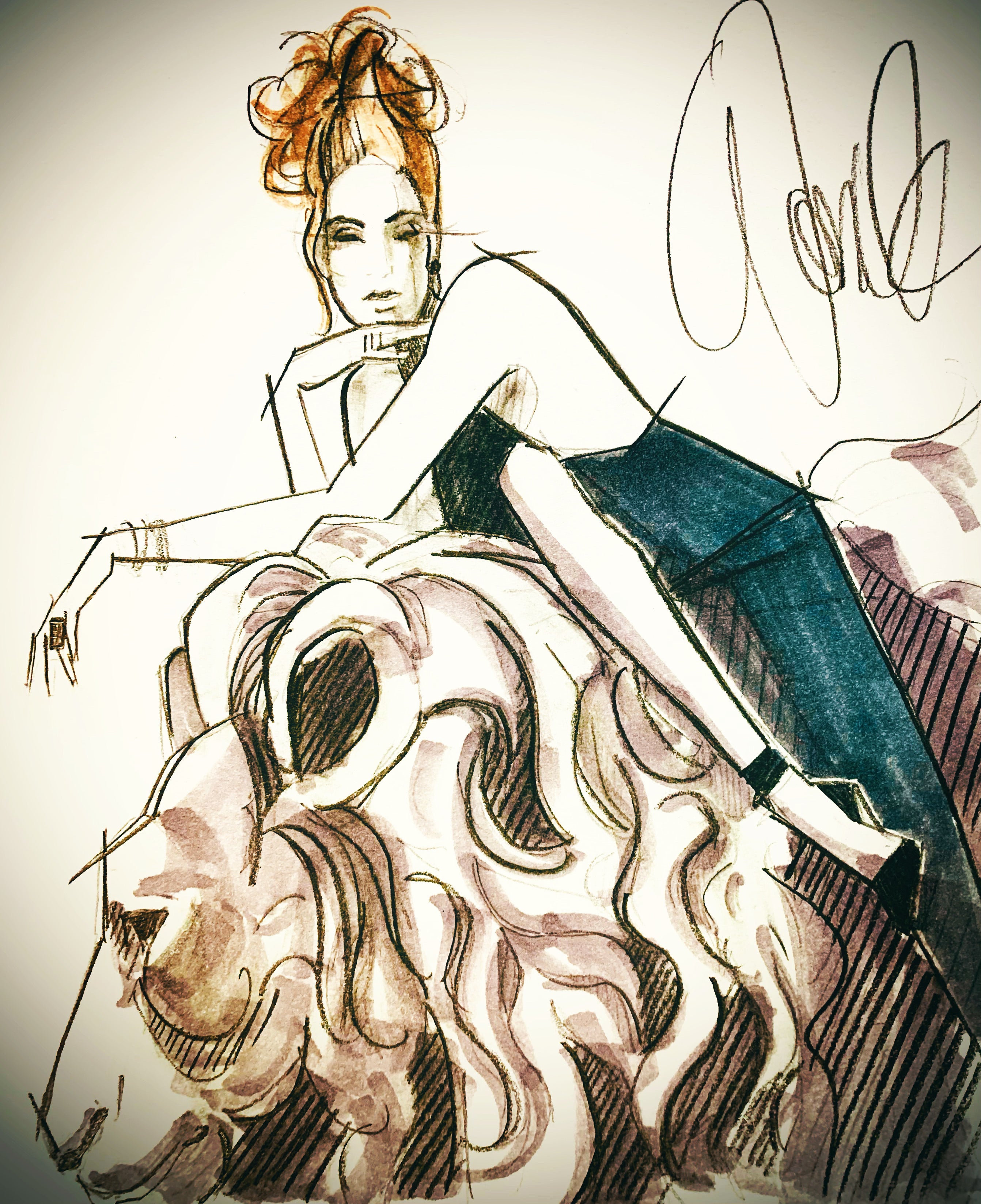 Lions not sheep Original Sketch