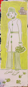SOLD Eat Some Fucking Broccoli Original Painting