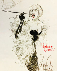 They Love Me-Roxie Hart Original Sketch