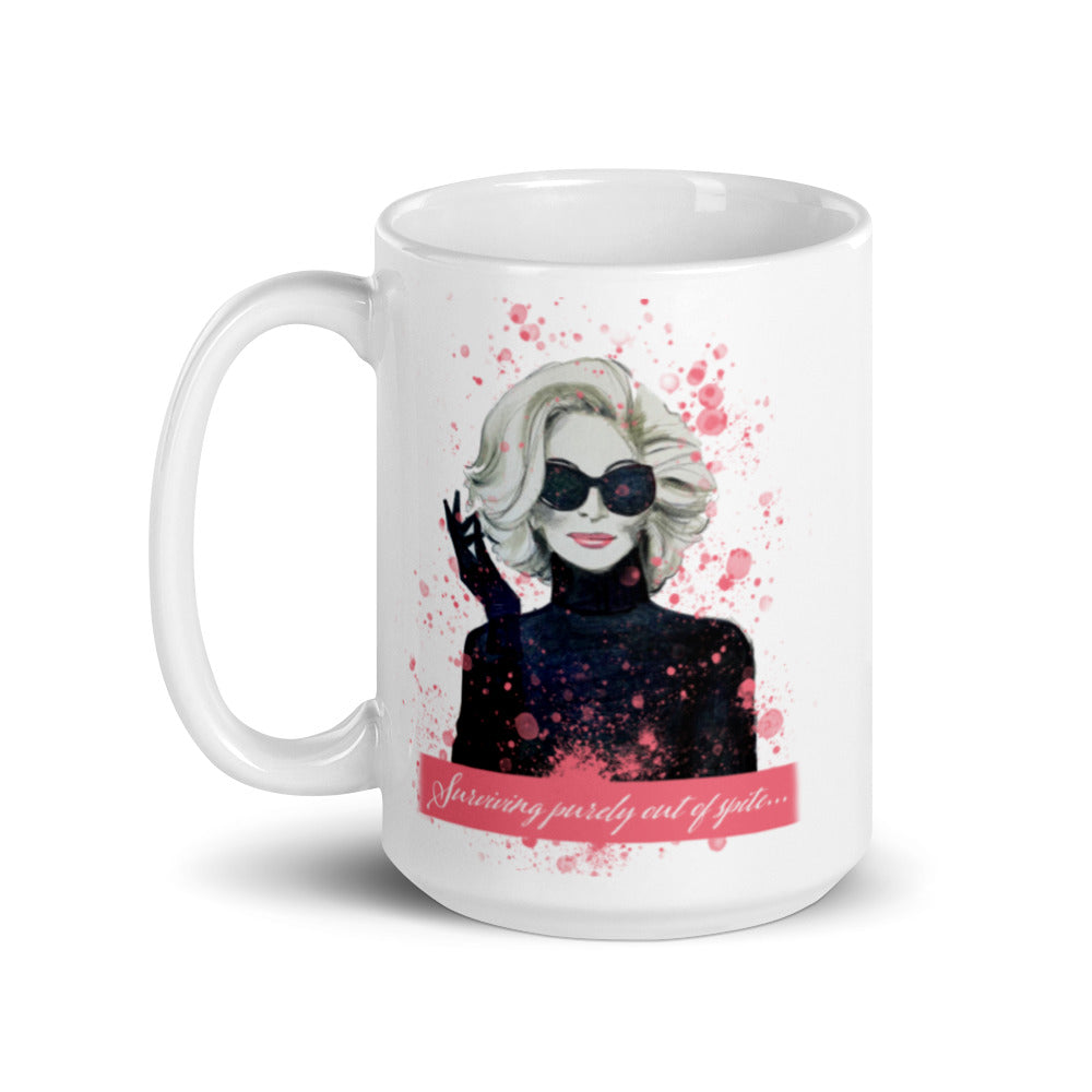 Purely Out of Spite mug